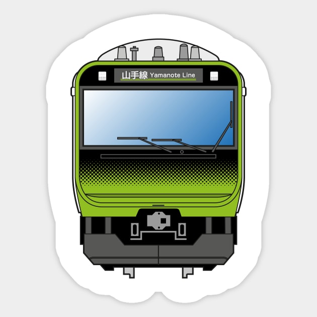 Tokyo Yamanote E235 Train Sticker by conform